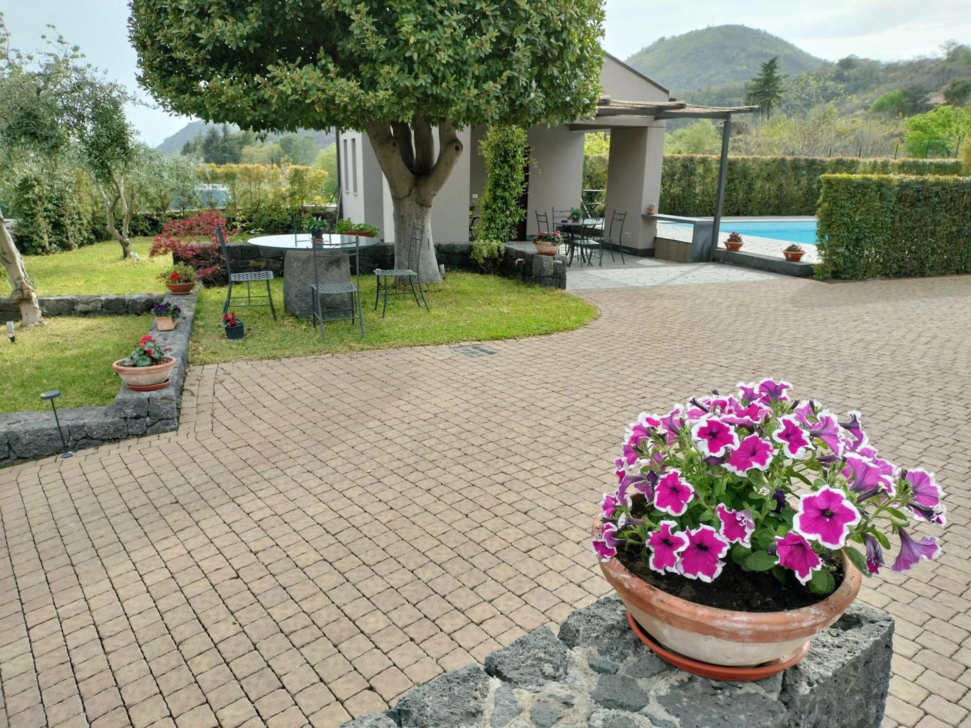 La Casa dell'Alloro Zafferana Etnea Esterno foto
